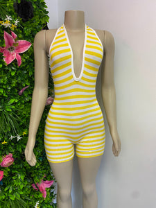 Striped Romper